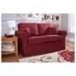 Louisa Small Sofa with Removable Jaquard Cover, Wine