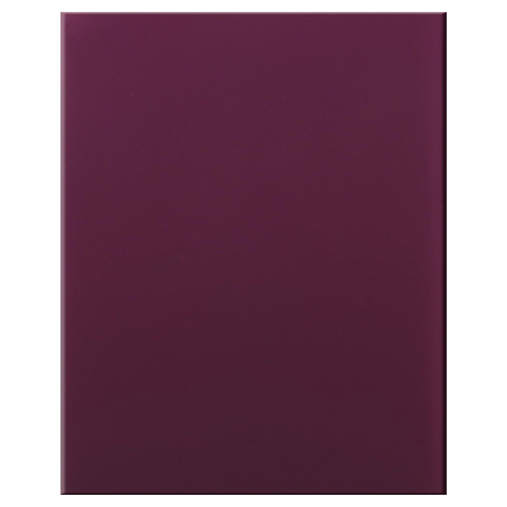 Plain Glass Splashback Plum 60x75 