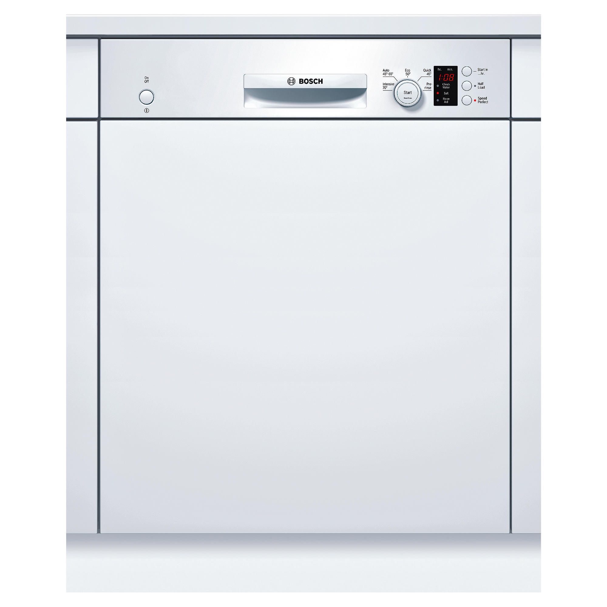 Bosch Classixx SMI50C02GB white semiintegrated dishwasher