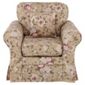 Louisa Loose Cover Only for Armchair, Floral Brown