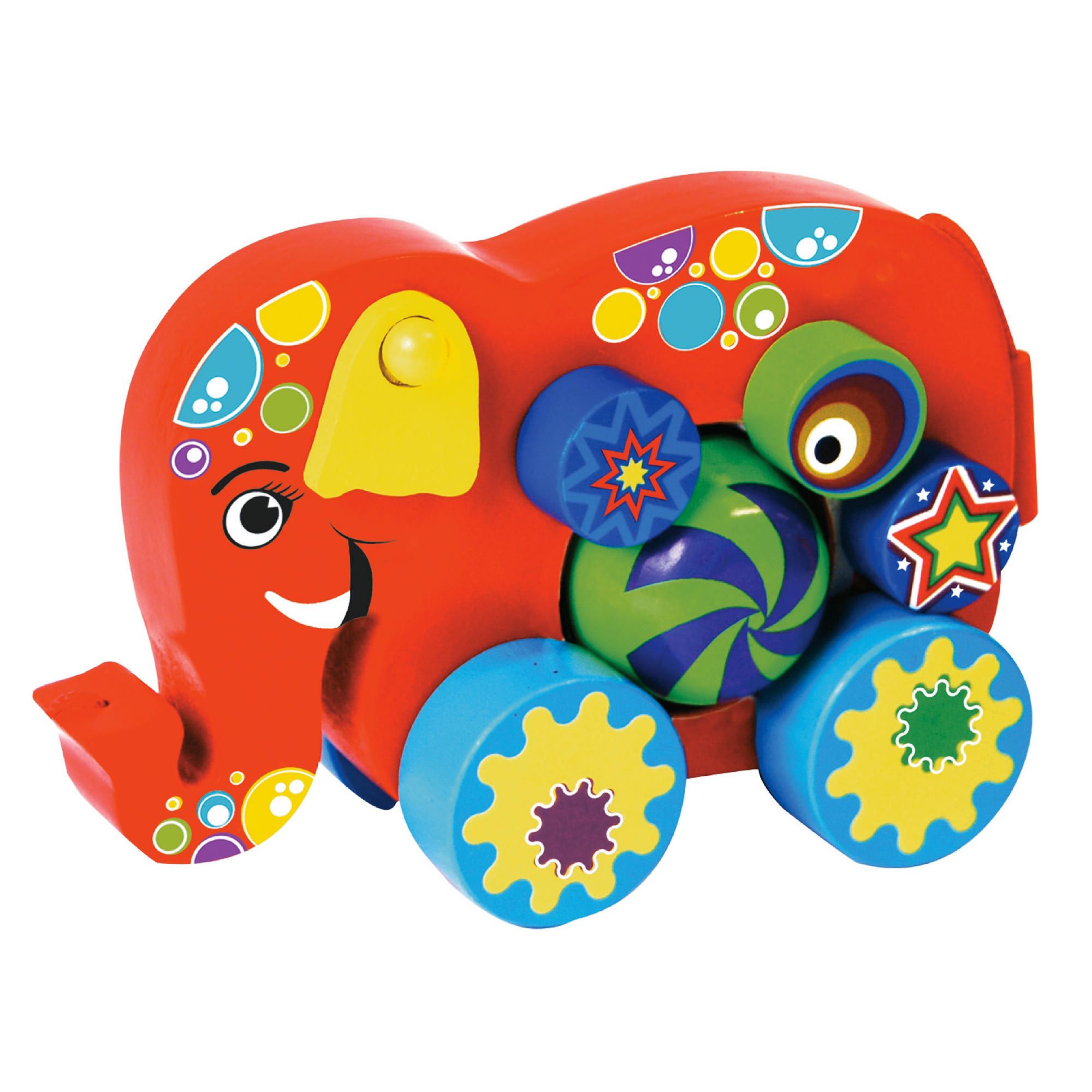 Giggles Push N Go Elephant 