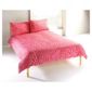 Tesco Single Leopard Duvet Cover Set, Pink