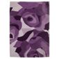 Tesco Rugs Tonal rose rug plum 150x240cm