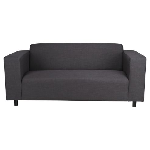 Image of Stanza Fabric Medium 3 Seater sofa Charcoal