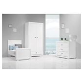 Bebecar series white art 3 piece roomset