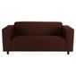 Stanza Fabric Medium Sofa Chocolate