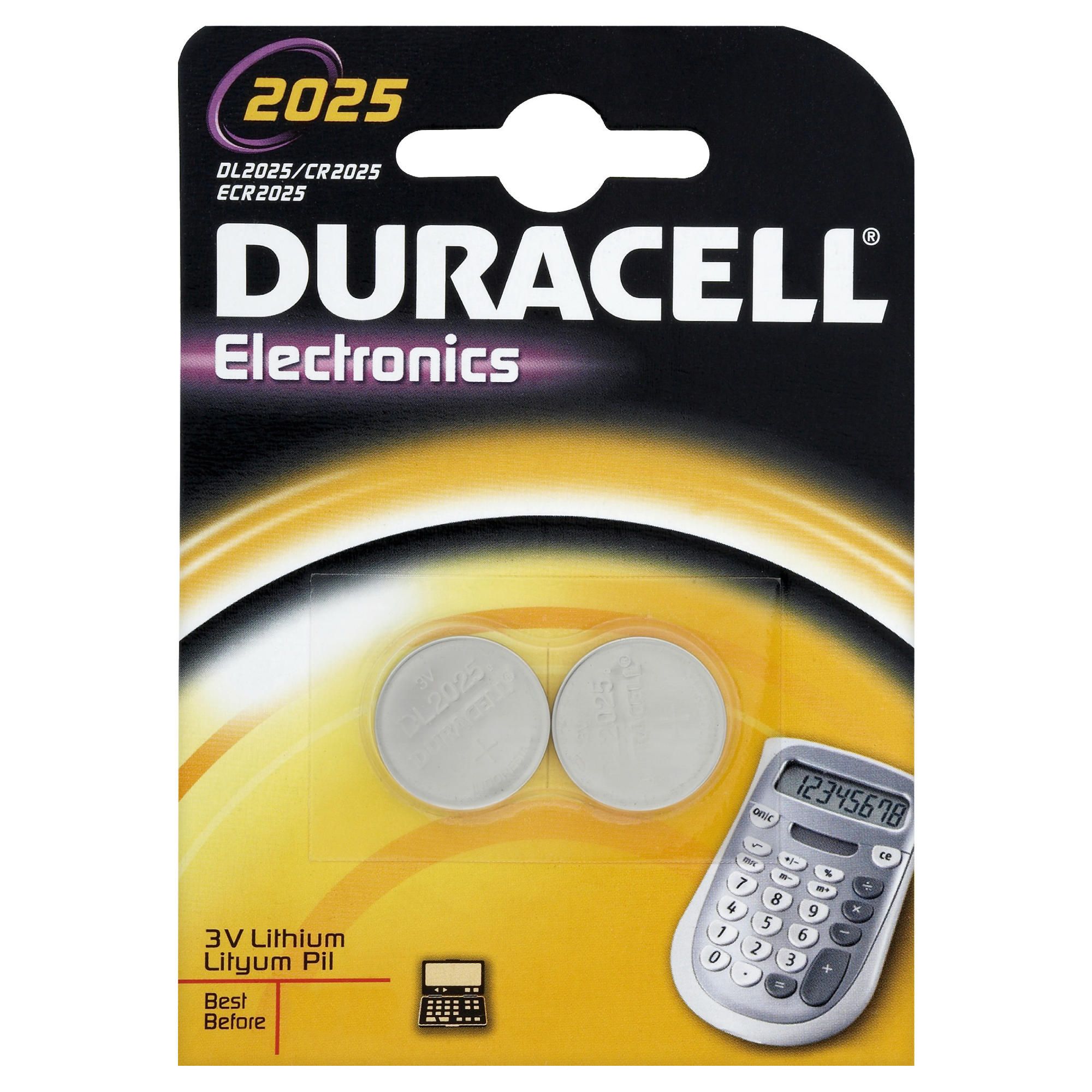 Duracell Electronics 2025 Lithium 2 pack Batteries