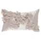 F&F Home 3d flower cushion, champagne
