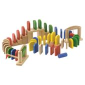 Voila Knock And Fall Wooden Toy
