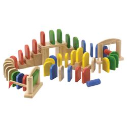 Voila Knock And Fall Wooden Toy
