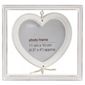 Tesco Hanging heart distressed white wash wood frame