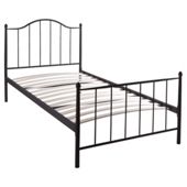 Rouen Single Bed Frame, Black