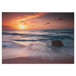 Sunset Seascape Canvas H50xW70xD2.5cm