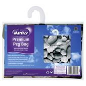 Minky Peg Bag Pebbles