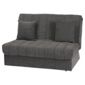 Morton Fabric Double Sofa Bed Charcoal