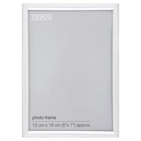 Image of Tesco Basic Photo Frame Silver 5 X 7"