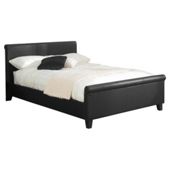 Cannes Classic Scroll King Bed Frame, Black