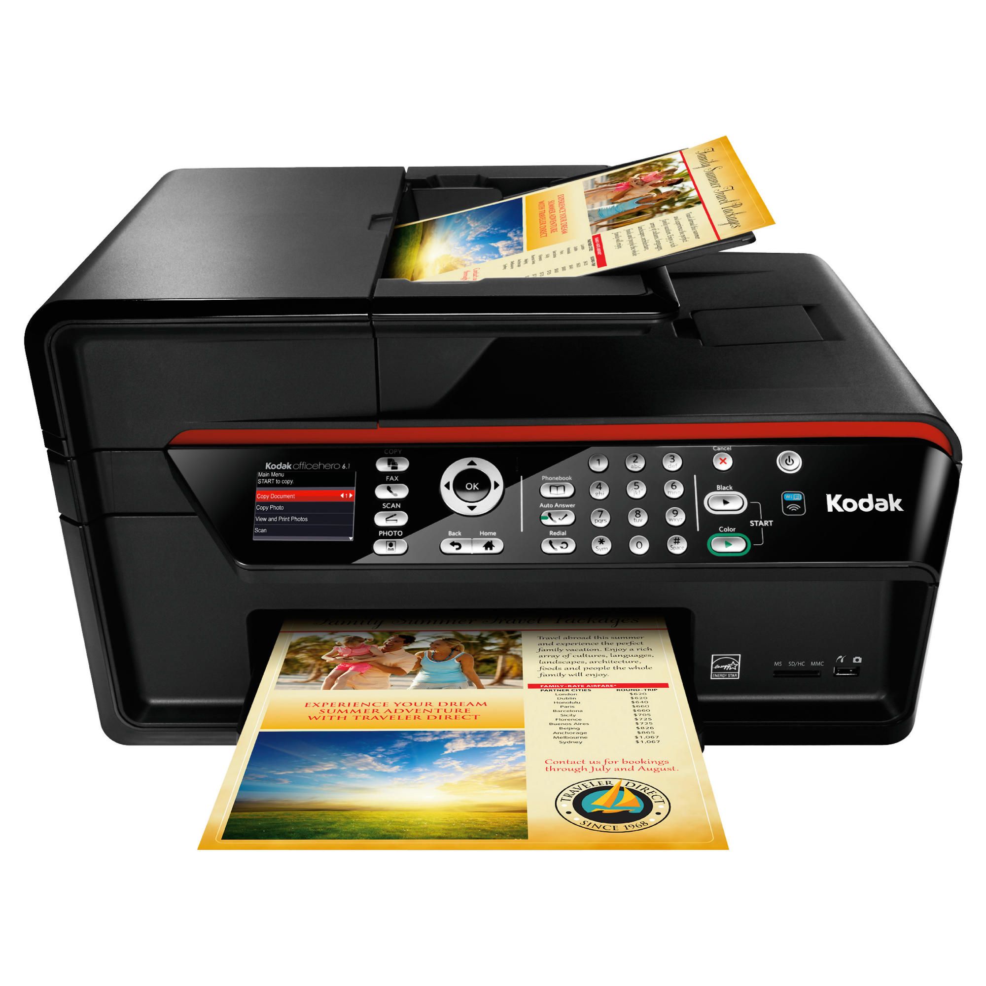 Kodak HERO 6.1 AIO Wireless (Print, Copy, Scan and Fax) Inkjet Printer