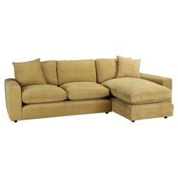 Valentino Chaise Sofa Pistachio Right Hand Facing