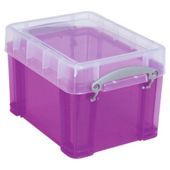 Really useful box 3l purple translucent