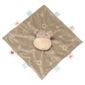Hoppo Hippo Tagged Baby Comforter, Pink