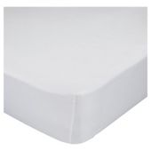 Finest Pima Cotton Deep King Size Fitted Sheet, White