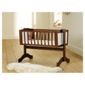 Saplings Bernice Swinging Crib, Walnut and White