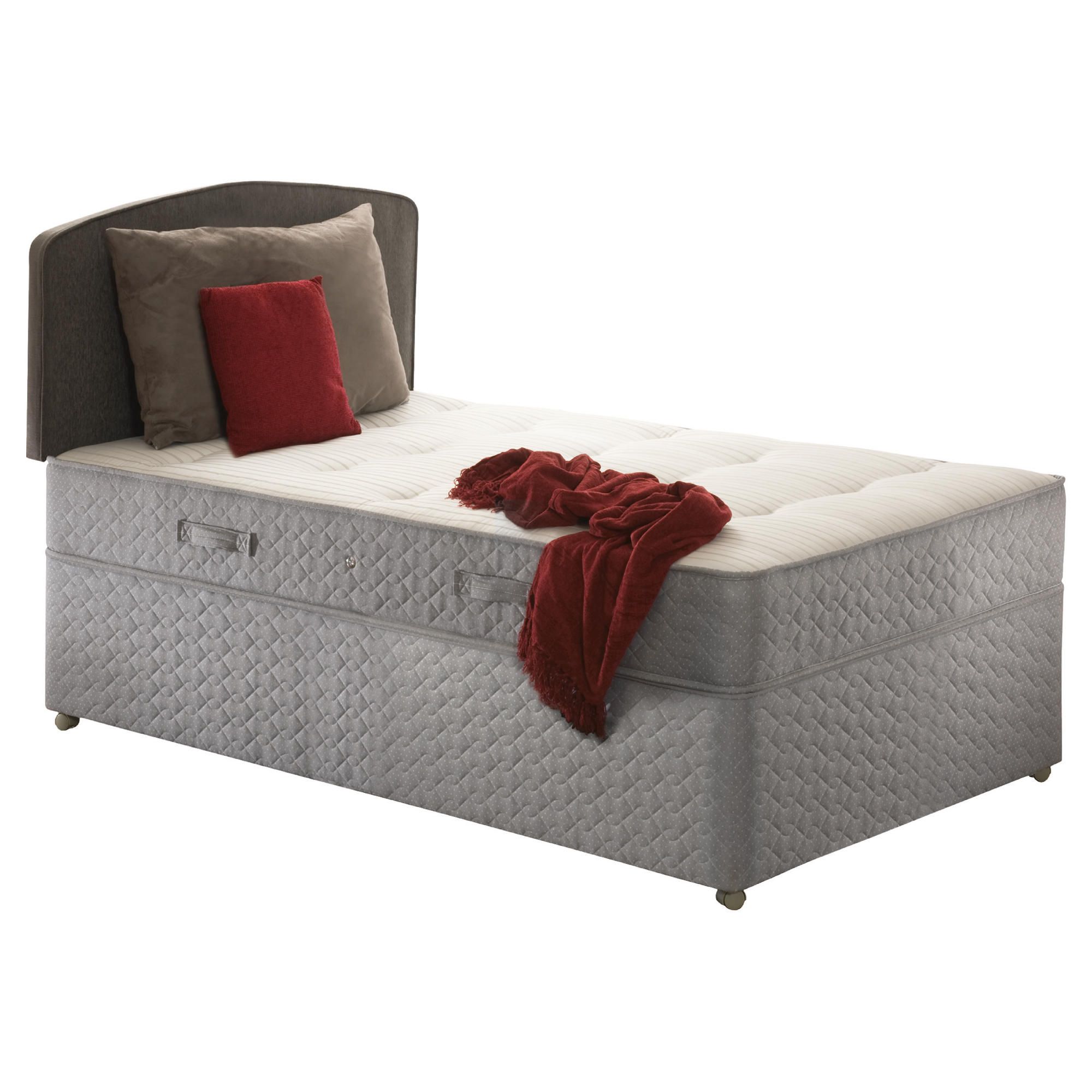 Sealy Posturepedic Ortho Backcare Plus Single Non Storage Divan Bed at Tesco Direct