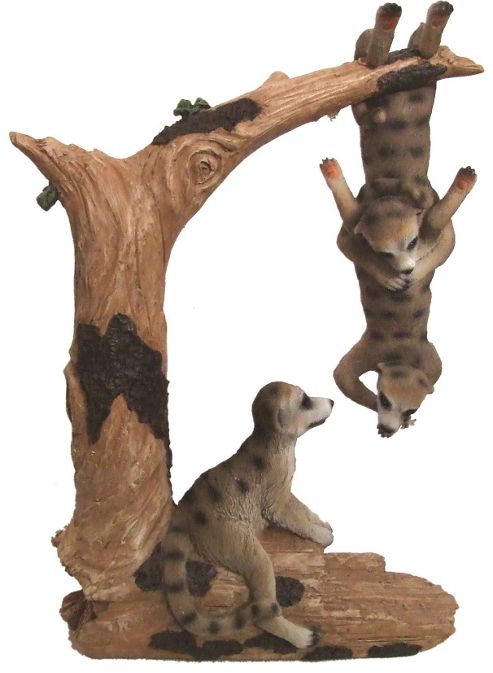 Image of Solar Swinging Meerkat With White Led
