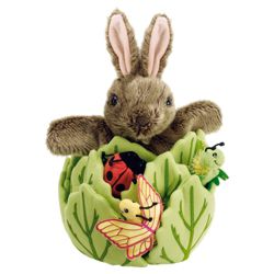 The Puppet Company Rabbit in a Lettuce Puppet