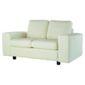 Marcello Small Leather Sofa White