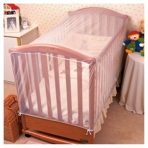 Image of Cot Bed Insect Net - 150 X 75 X 75cm, White