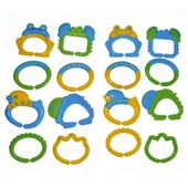 Brights Teether Links Blue & Yellow