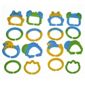 Brights Teether Links Blue & Yellow