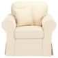 Louisa Loose Cover Only for Armchair Jaquard, Cream