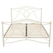 Hampshire Single Bed Frame, Cream