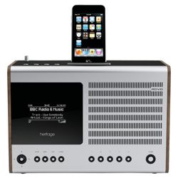 Revo Heritage DAB FM Internet Radio with iPod dock Walnut