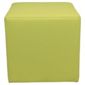 Stanza Leather Effect Cube Lime Green