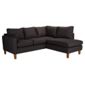 Sheldon Corner Fabric Sofa Slate Right Hand Facing