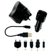 Universal Mains & In Car Charger With 5 Tips Universal