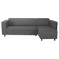 Stanza Fabric Corner Charcoal Right Hand Facing
