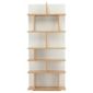 Genoa Shelving Unit, Oak-Effect & White Gloss