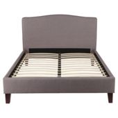 Roma Double High Back Fabric Bed Frame