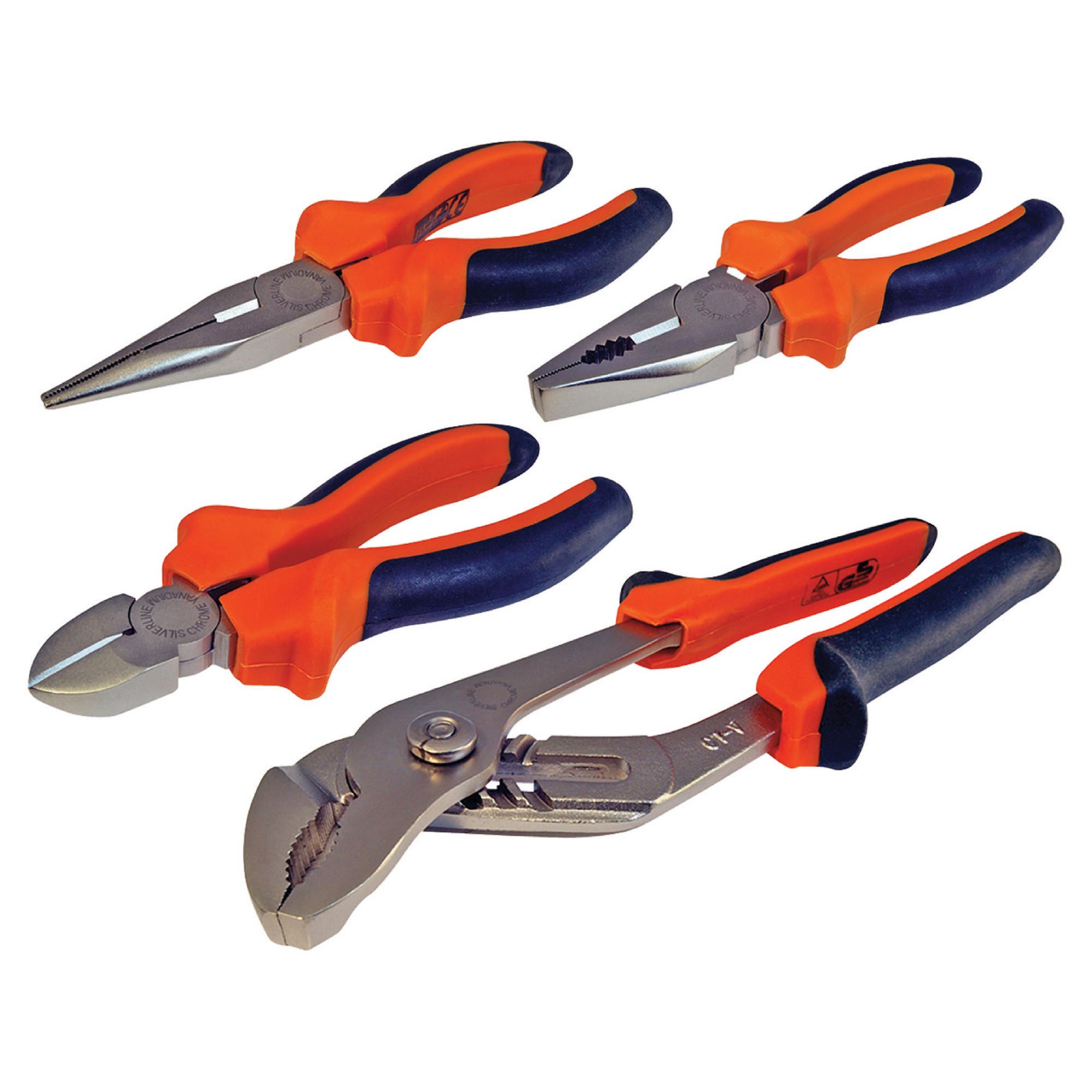 Silverline Expert Plier Set 4 Piece 