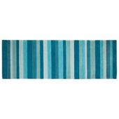 Tesco Rugs - Stripe runner teal 67x200cm