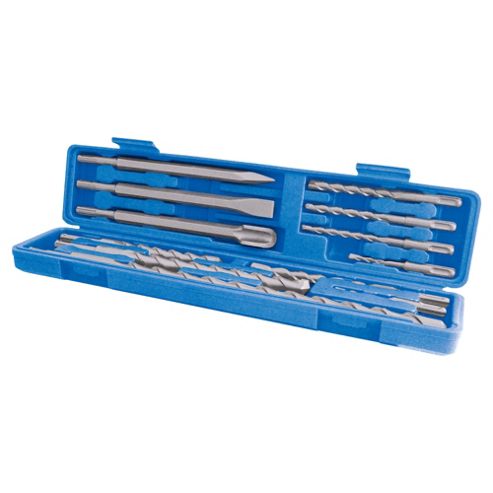 Image of Silverline Sds Plus Masonry Drill & Steel Set 12 Piece
