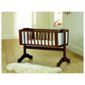 Saplings Bernice Swinging Crib, Walnut & White