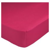 F&F Home Sateen King Size Fitted Sheet, Fuchsia