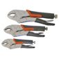 Silverline 3pce Self Locking Soft Grip Plier Set
