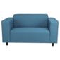 Stanza Fabric Small Sofa Teal